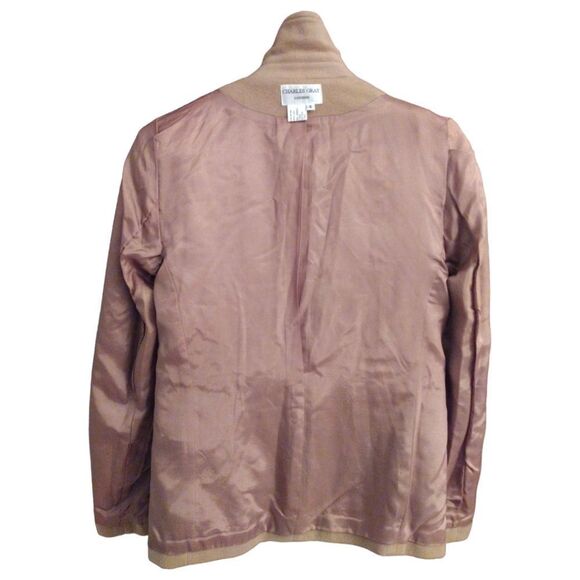 Charles Gray London Wool / Cashmere Blazer Jacket, Size S, Tan NWOT - Picture 5 of 8